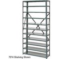 Global Equipment Open Style Steel Shelf - 6 Shelves No Bins 36"Wx18"Dx39"H Ready To Assemble 239619